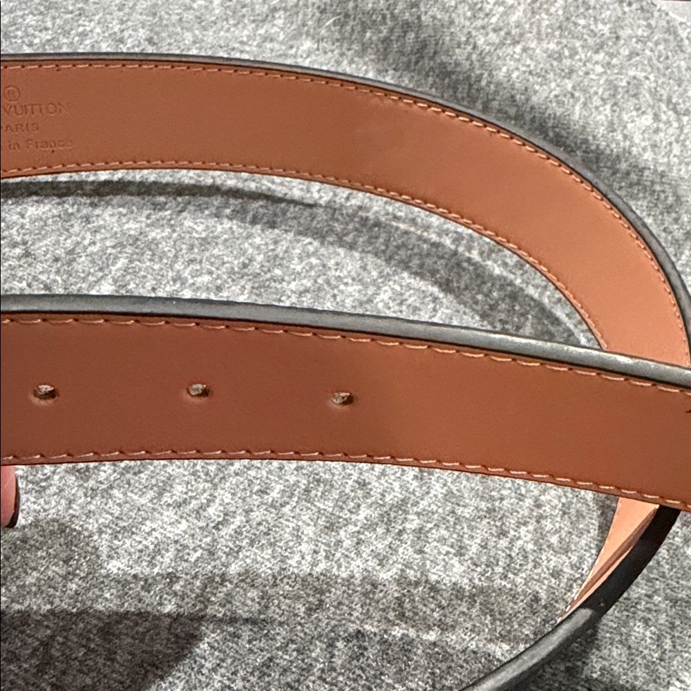 Black Checkered Men's Belt with buckle - Picture 5 of 10